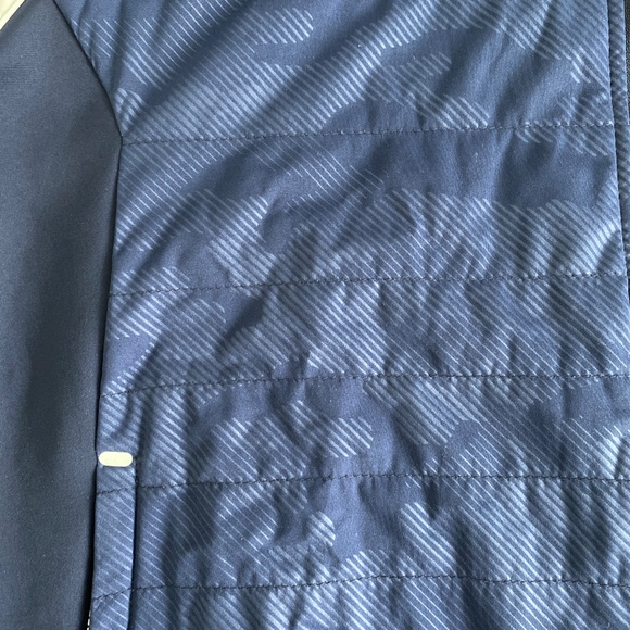 Peter Millar Hyperlight Merge Hybrid Jacket Medium Blue Camouflage - Picture 7 of 14